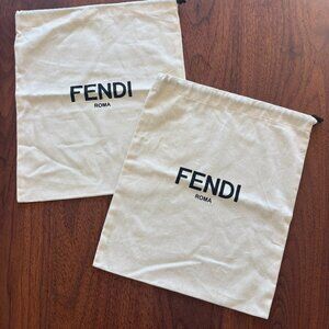 FENDI Medium Dust Bags - Set of 2 - 11x13 each